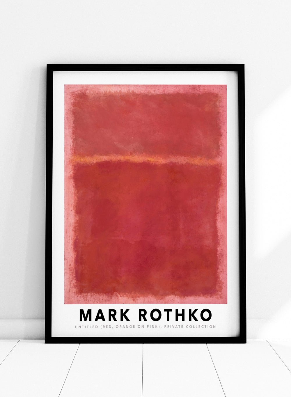 Mark Rothko Untitled (Red, Orange on Pink) 1968 Art Print_Sugar & Canvas
