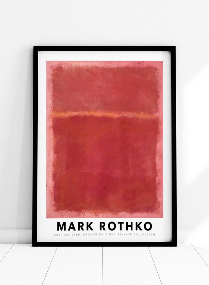 Mark Rothko Untitled (Red, Orange on Pink) 1968 Art Print_Sugar & Canvas