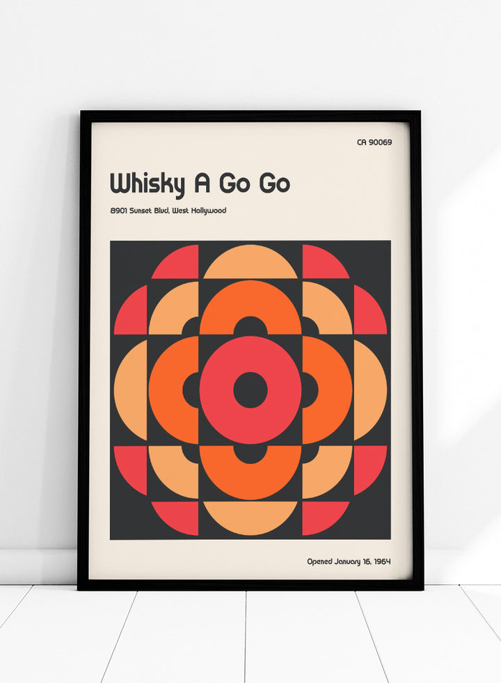 A retro-style poster or art print with the text &
