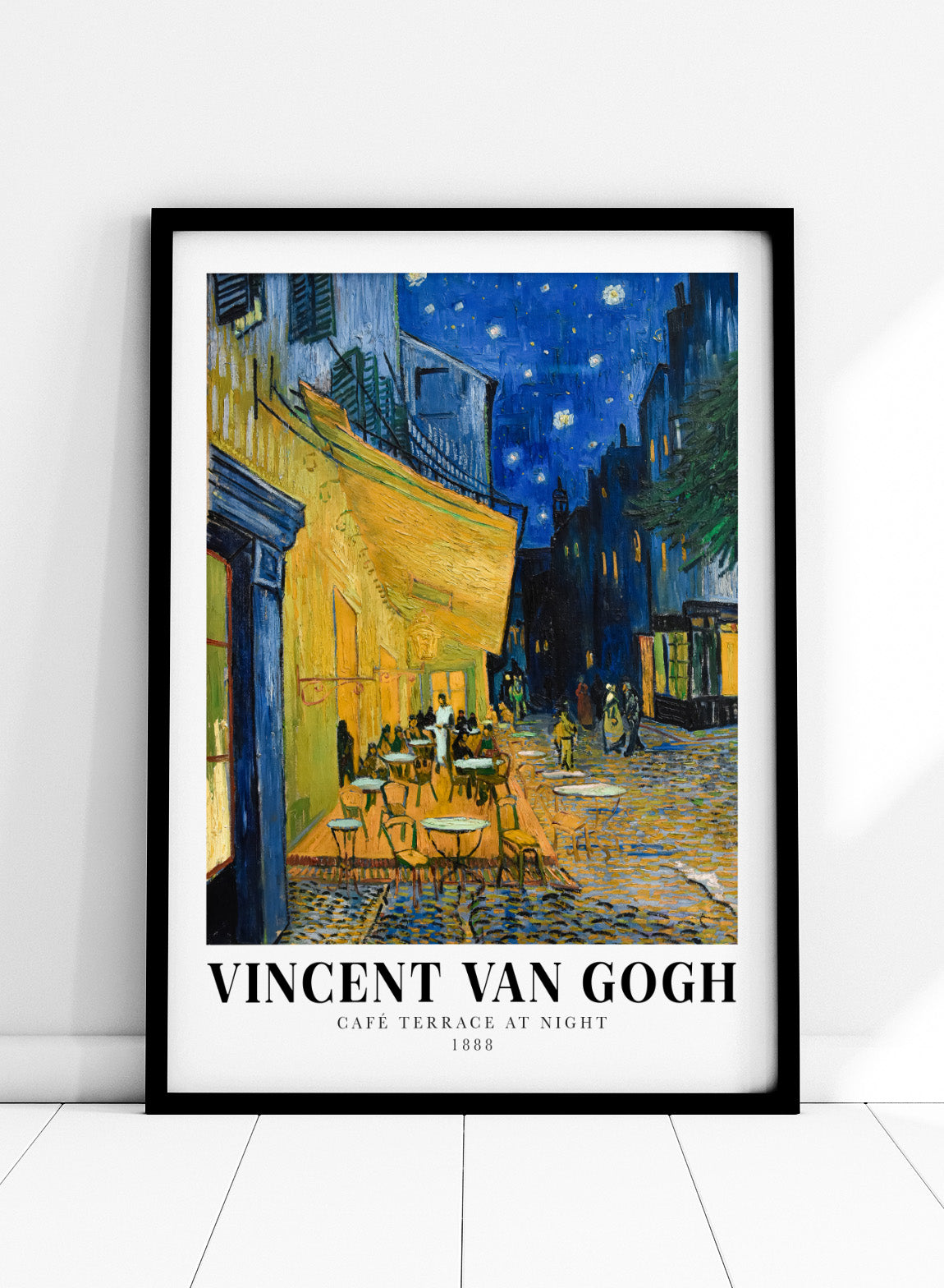 Vincent Van Gogh Cafe Terrace at Night 1888 Vintage Exhibition