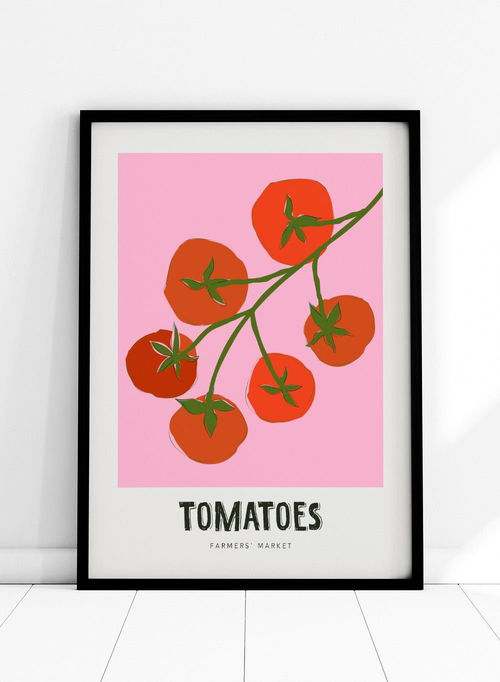 ‘Tomatoes on the Vine’ Aesthetic Art Print_Sugar & Canvas