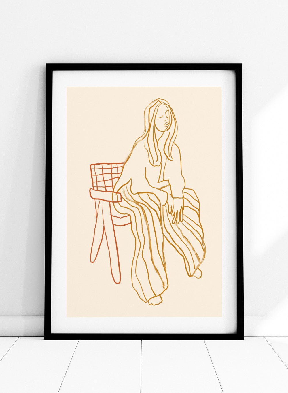 'Soft Stance' Aesthetic Art Print_Sugar & Canvas