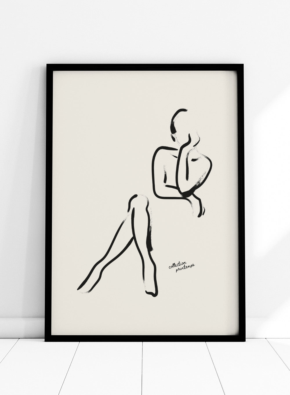 "Seated Figure" Art Print_Sugar & Canvas