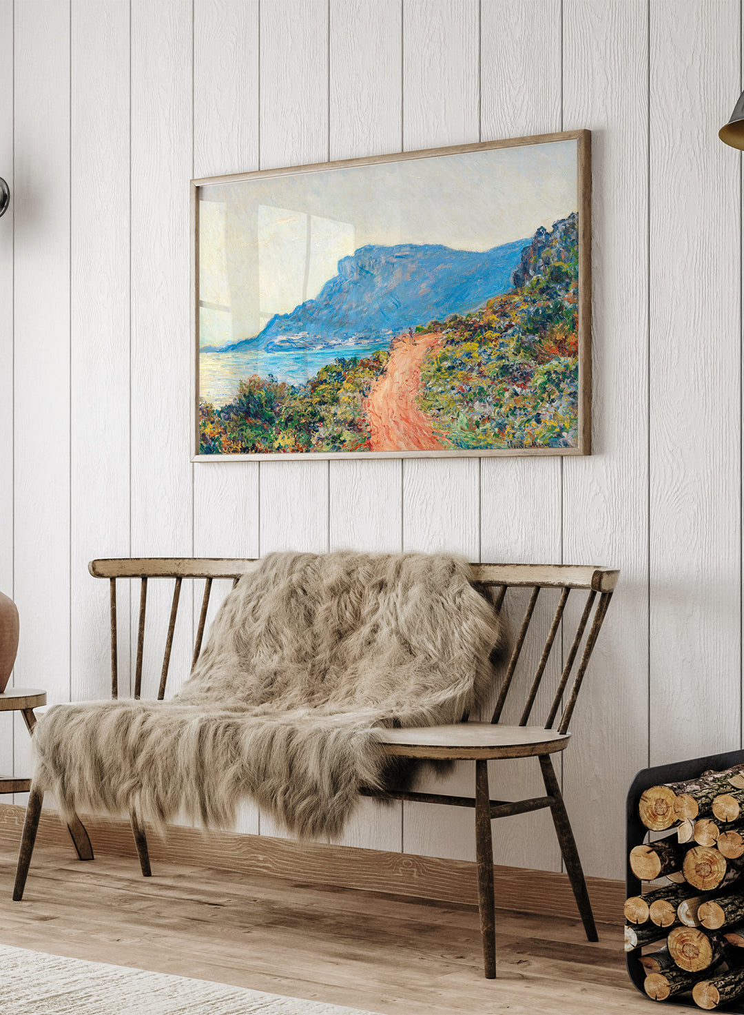 La Corniche near Monaco 1884 by Monet Print