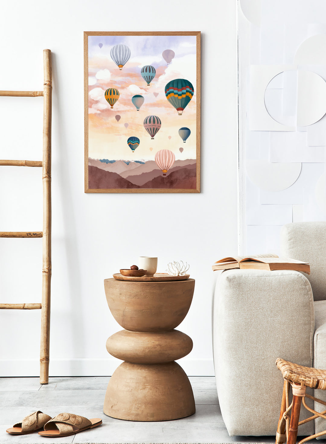 Goed Blauw - Air Balloons Sky Art Print