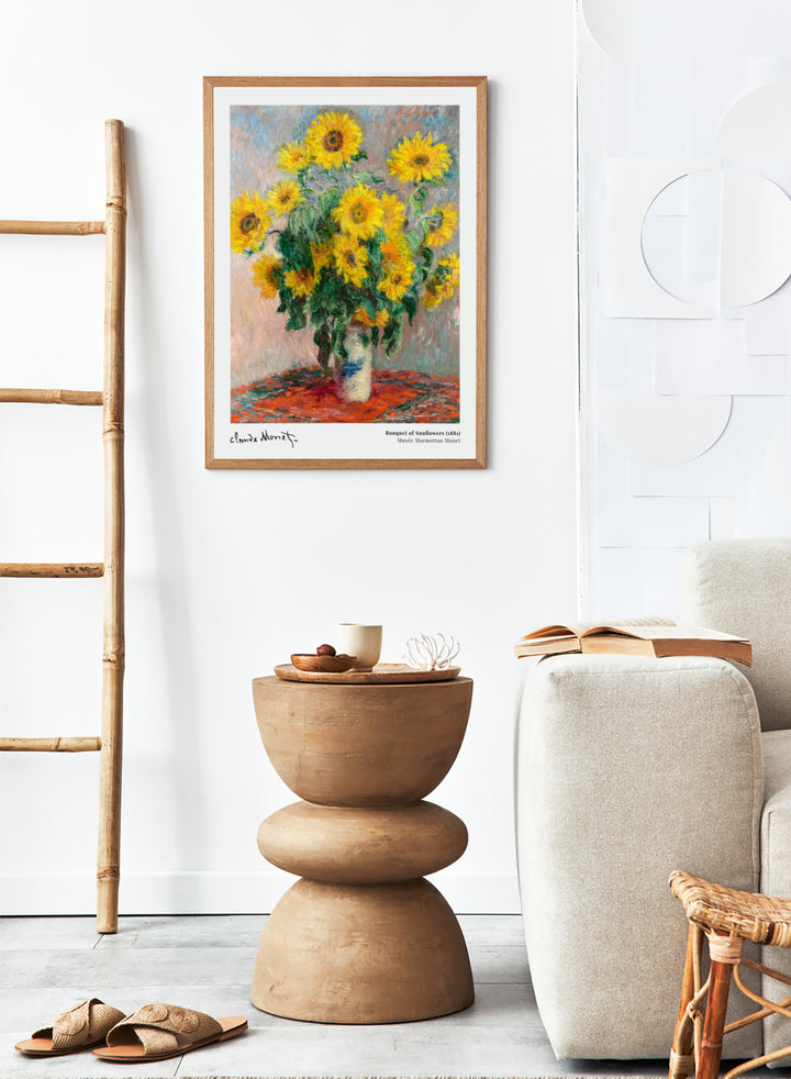 Bouquet of Sunflowers 1881 by Monet Print
