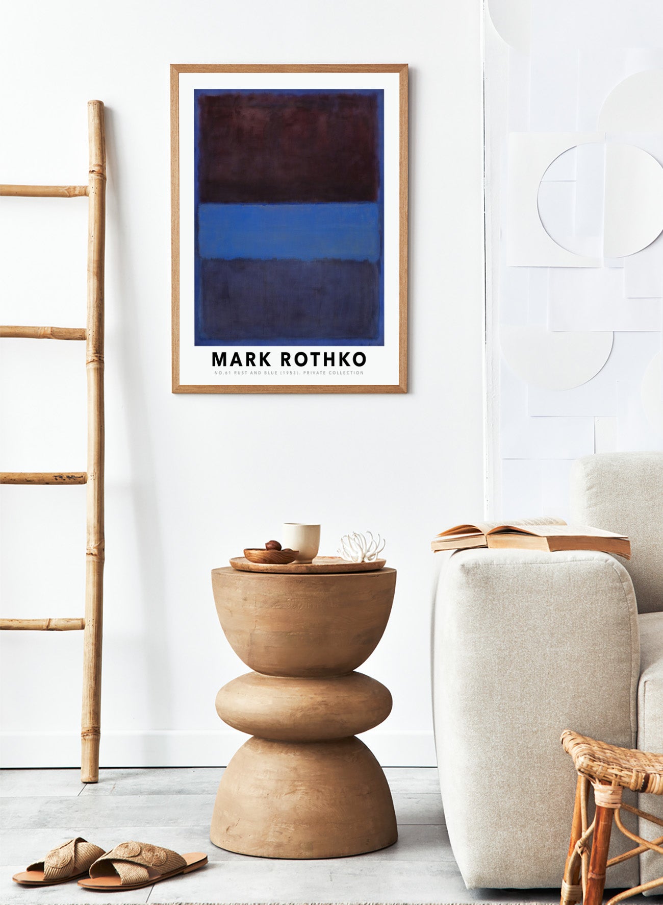 ★貴重　Mark Rothko ポートフォリオ Mark Rothko No. 61 Rust and Blue 1953 Vintage Exhibition Poster