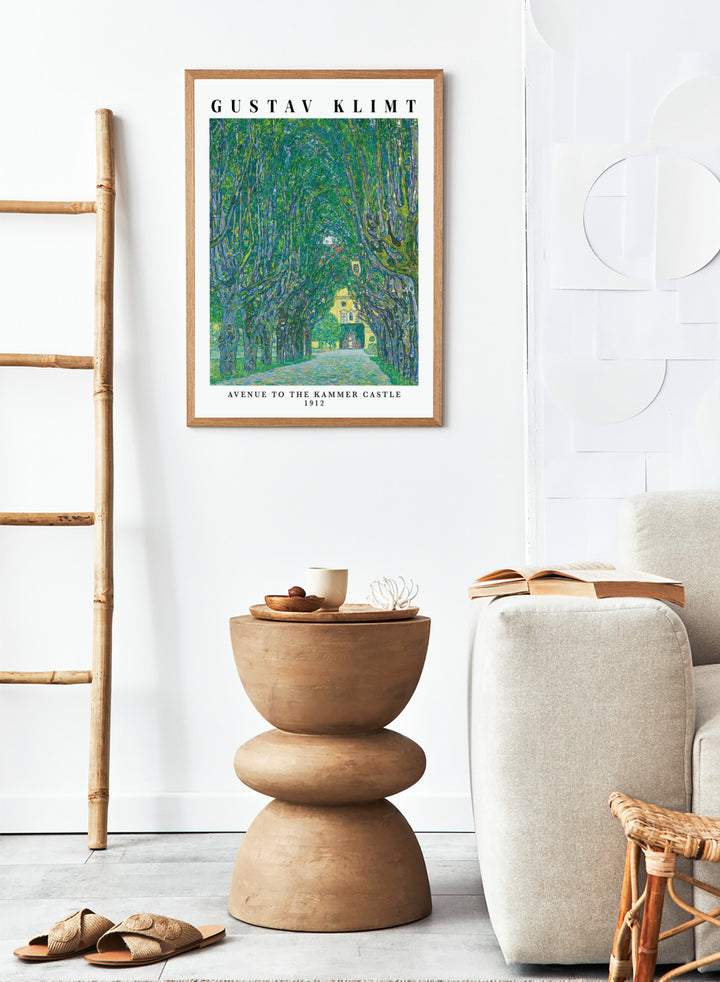 Gustav Klimt Avenue to the Kammer Castle 1912 Art Print