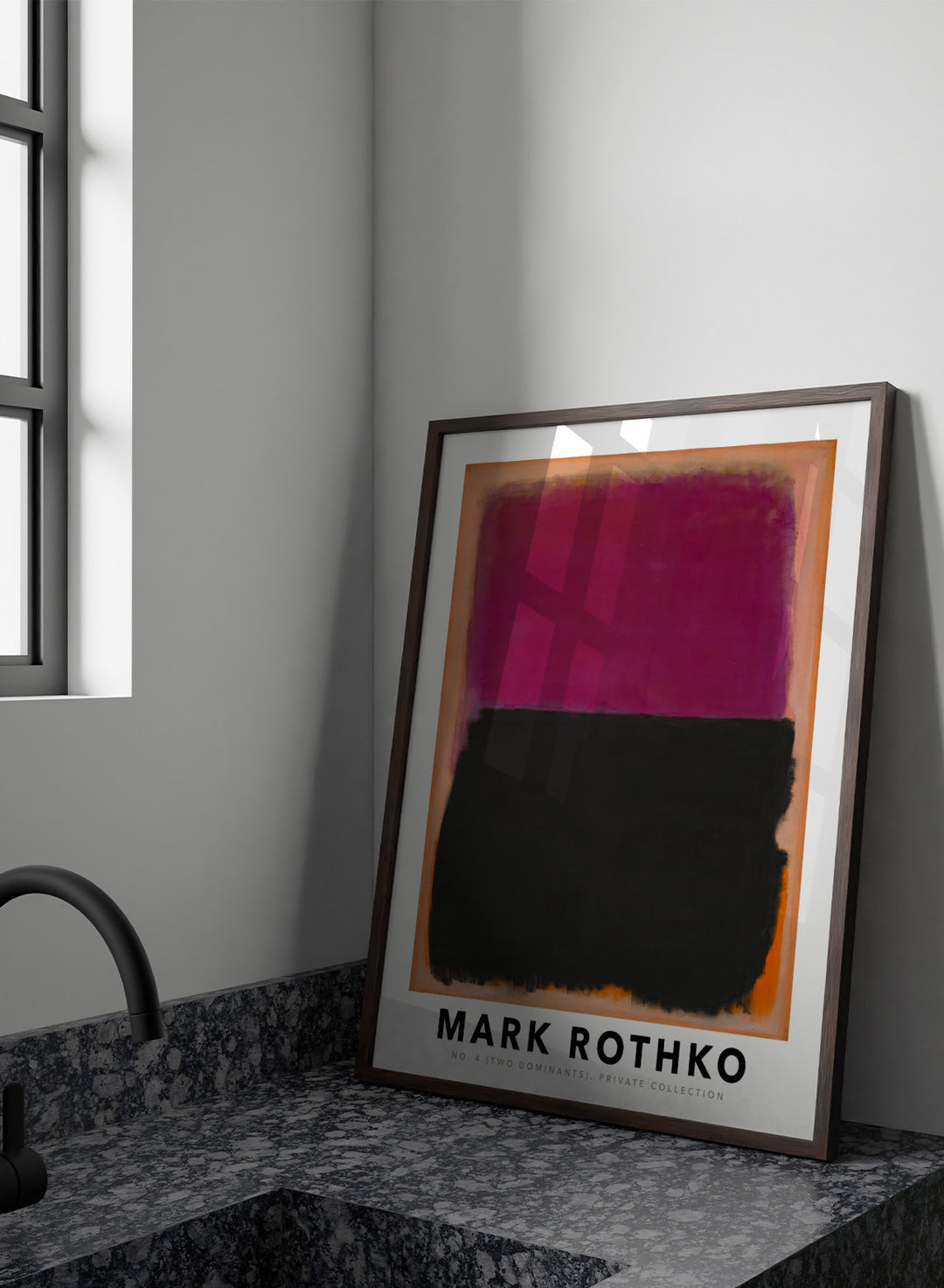 Mark Rothko No. 4 (Two Dominants) Art Print