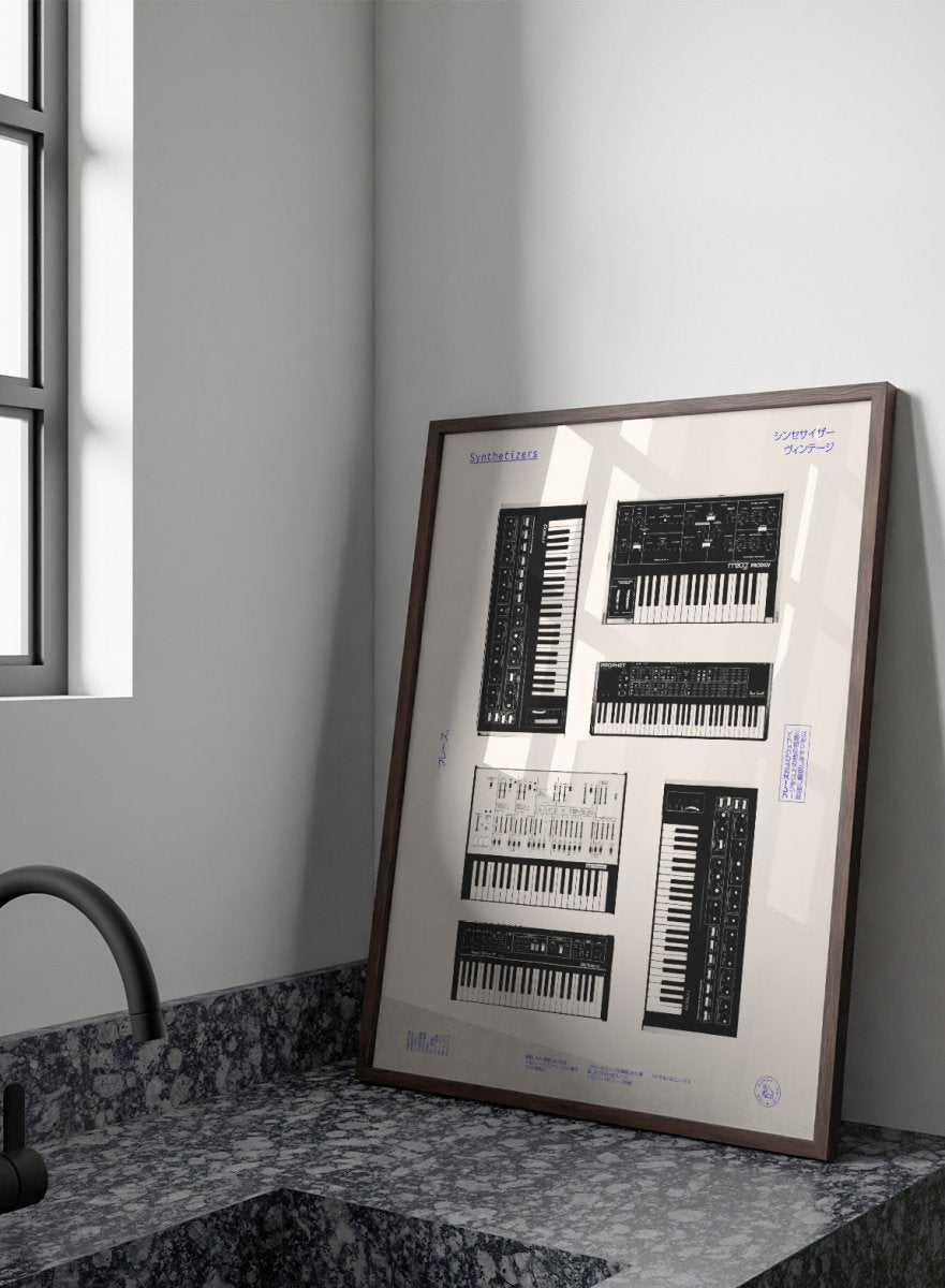 Florent Bodart - Vintage Synthesizer Collection Licensed Fine Art