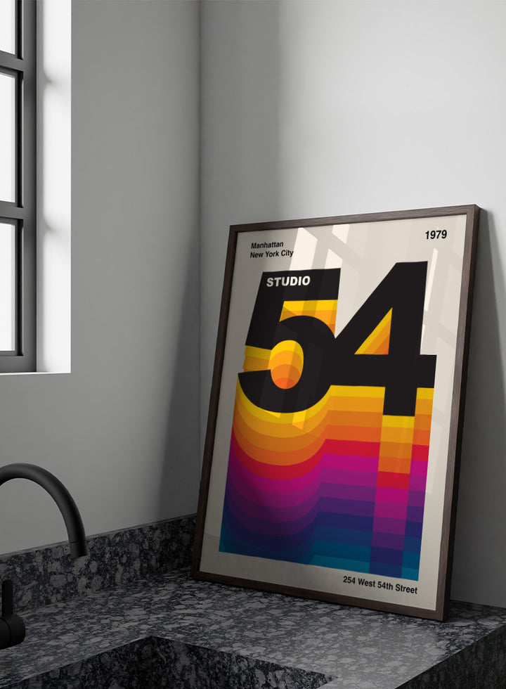 A graphic poster design for &