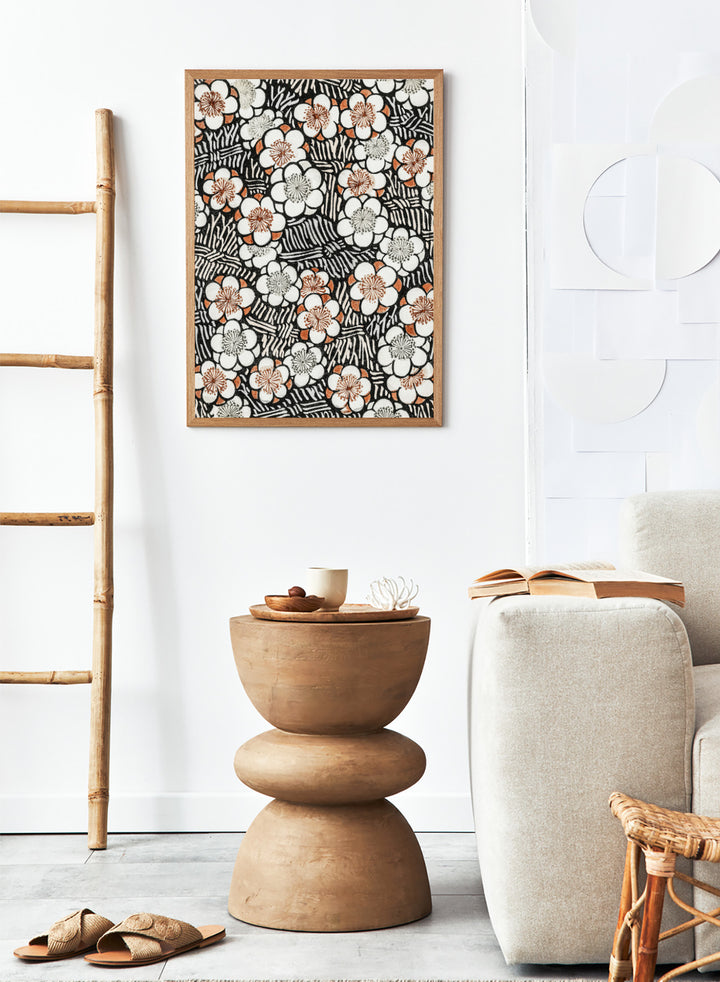 Watanabe Seitei Floral Pattern Art Print