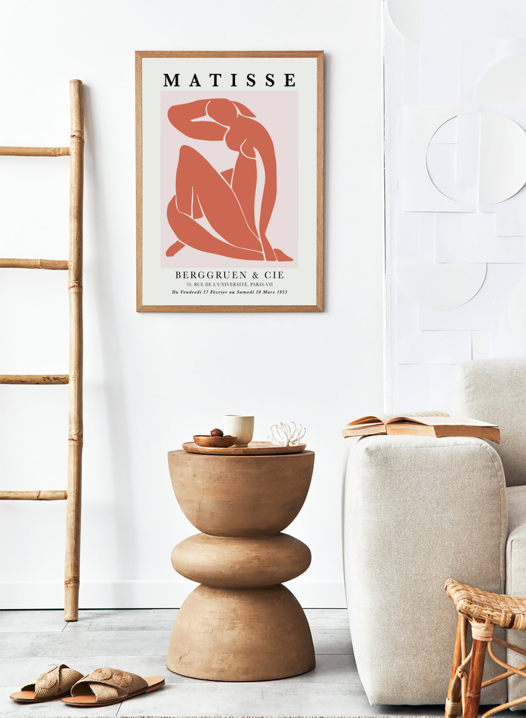 Blue Nudes in Red by Henri Matisse Print