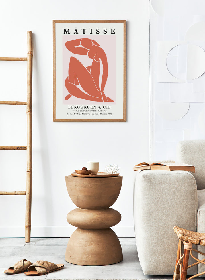 Blue Nudes in Red by Henri Matisse Print