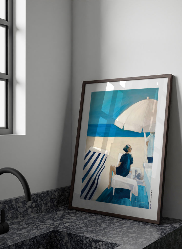 Awol Art Alex - Beach Day Serenity Art Print