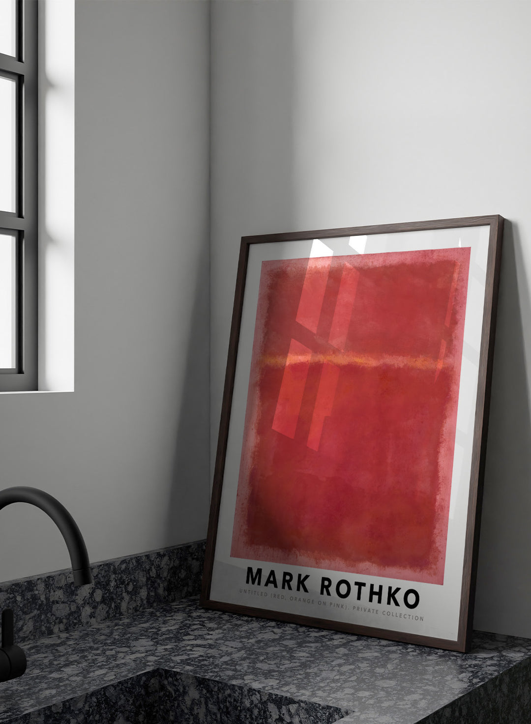 Mark Rothko Untitled (Red, Orange on Pink) 1968 Art Print