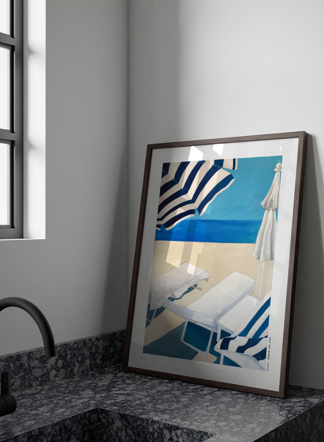 Awol Art Alex - Summer Beach Getaway Art Print