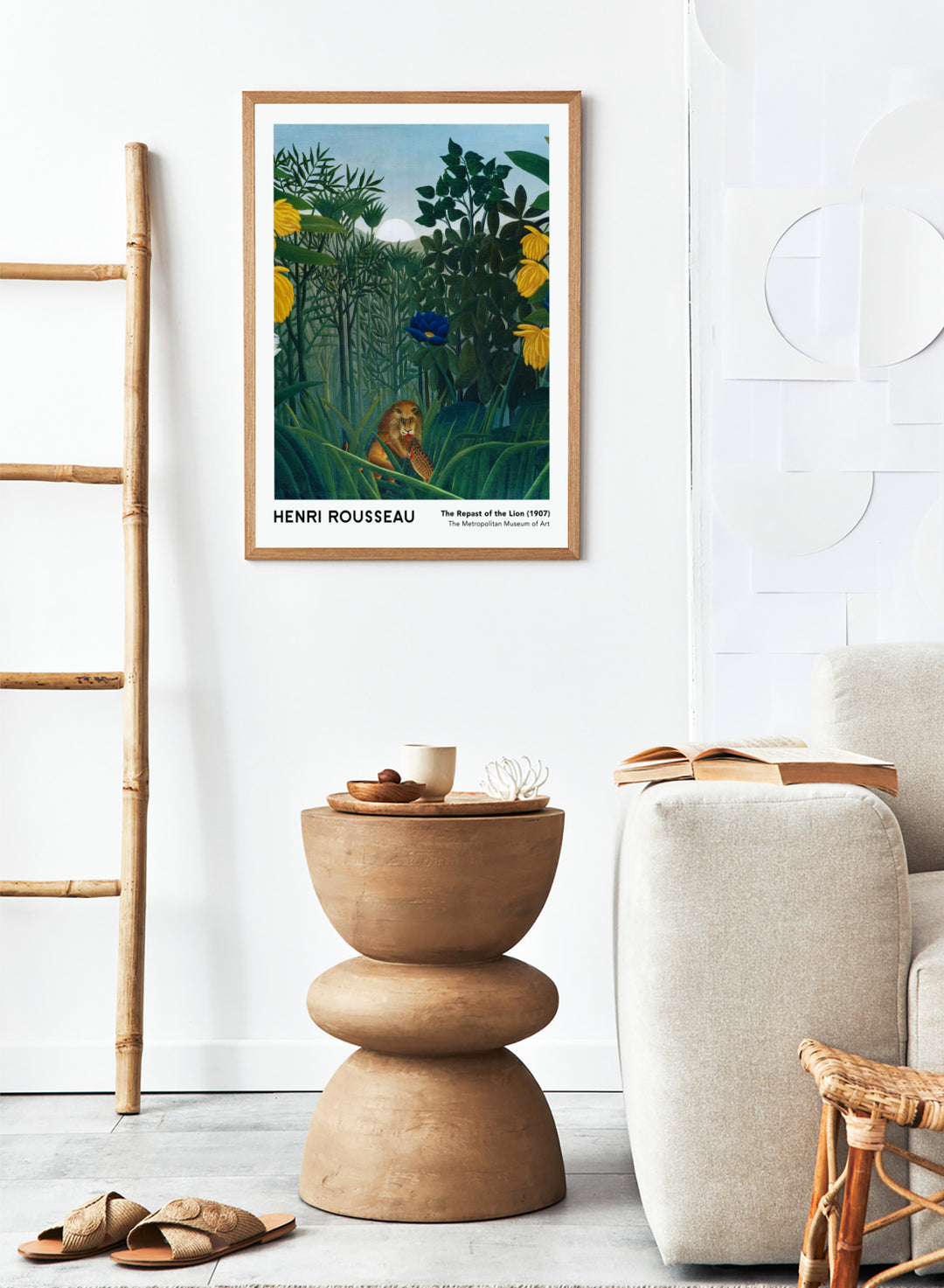 Henri Rousseau The Repast of the Lion 1907 Art Print