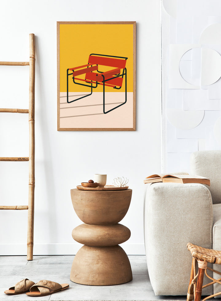 Rosi Feist - Wassily Chair Marcel Breuer Art Print