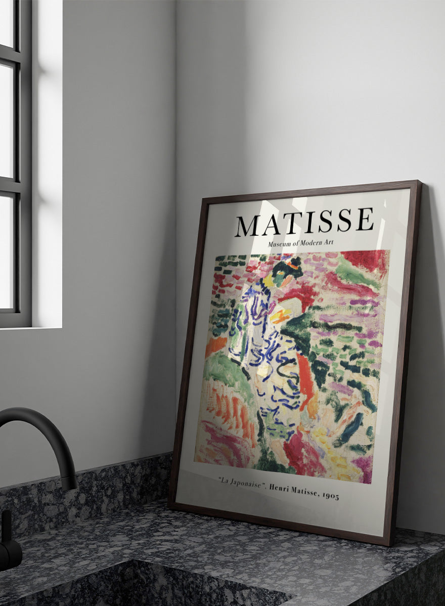 Henri Matisse - La Japonaise: Woman beside the Water Art Print