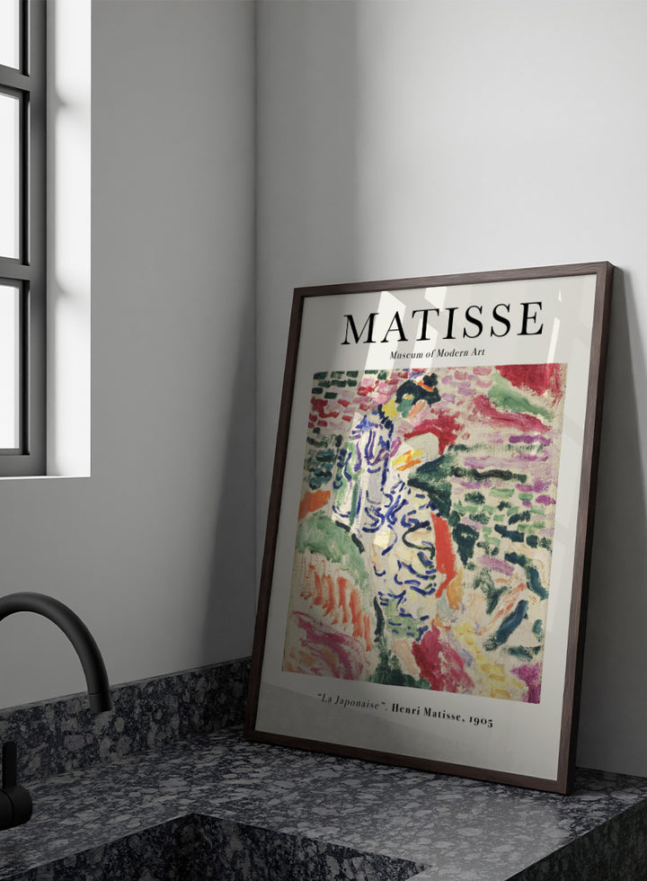 Henri Matisse - La Japonaise: Woman beside the Water Art Print