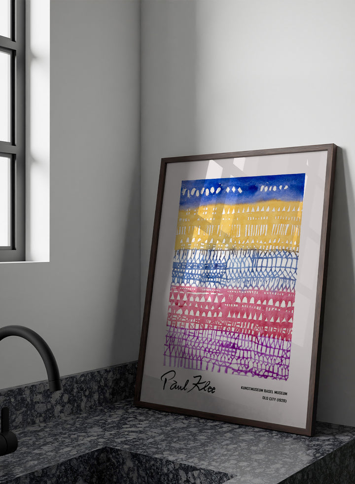 Paul Klee Old City 1928 Art Print