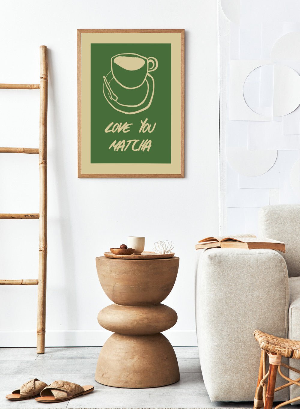 'Love You Matcha' Aesthetic Art Print_Sugar & Canvas