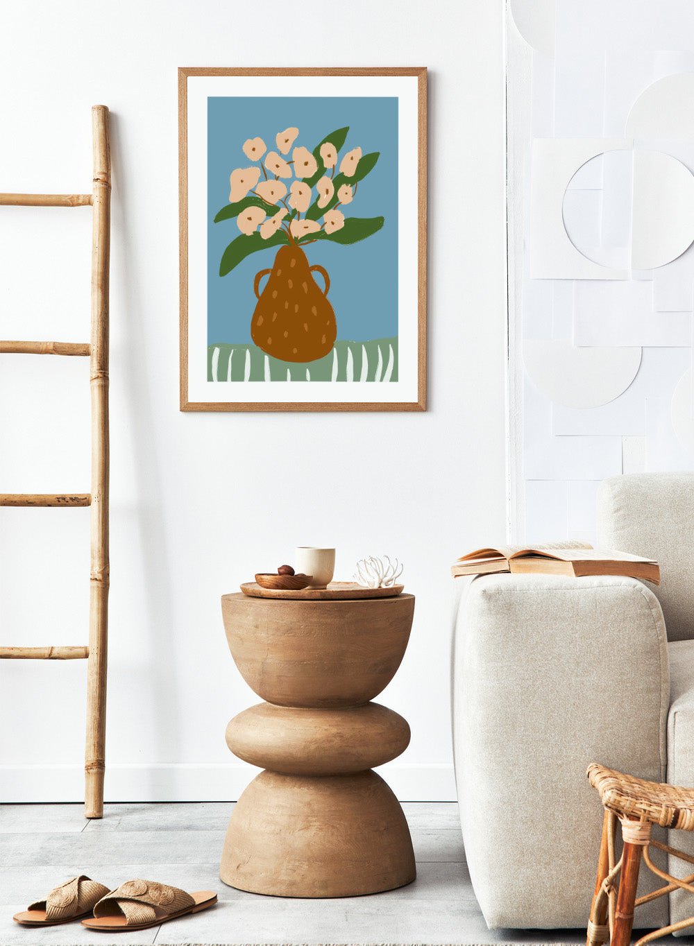 'Earthen Vase' Aesthetic Art Print_Sugar & Canvas