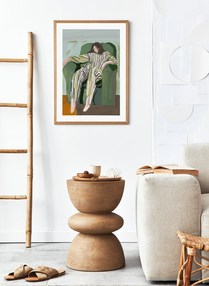 'Striped Pajamas' Aesthetic Art Print_Sugar & Canvas