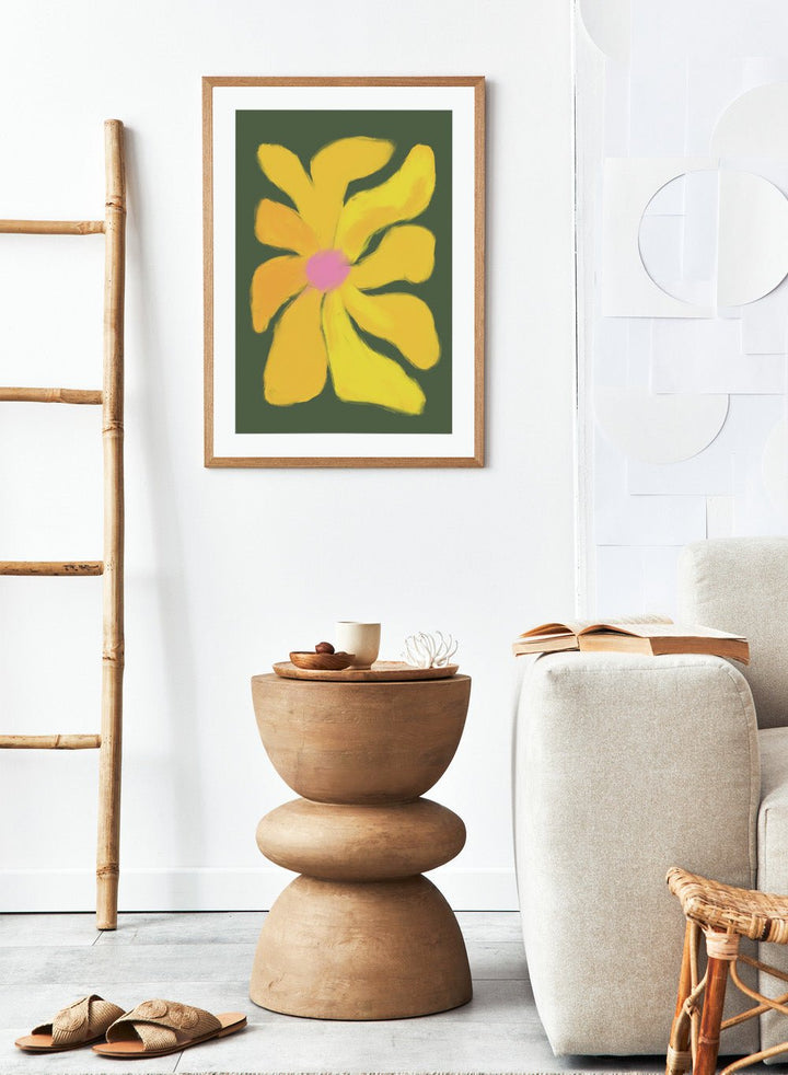 'Golden Petal' Aesthetic Art Print_Sugar & Canvas