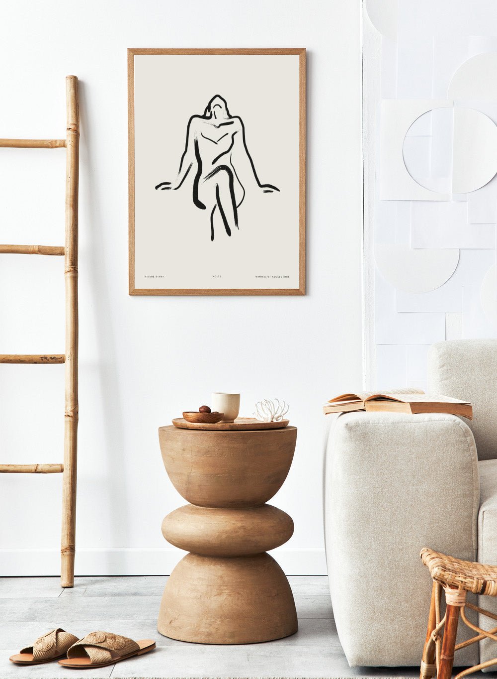 "Seated Figure No.02" Art Print_Sugar & Canvas