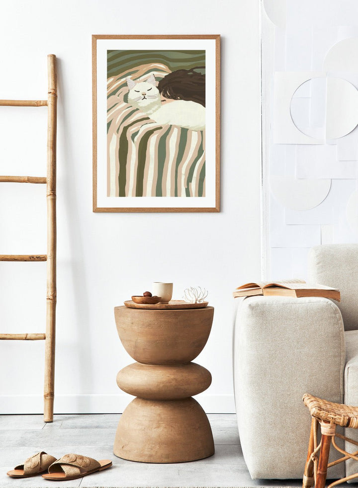 'Afternoon Nap' Aesthetic Art Print_Sugar & Canvas