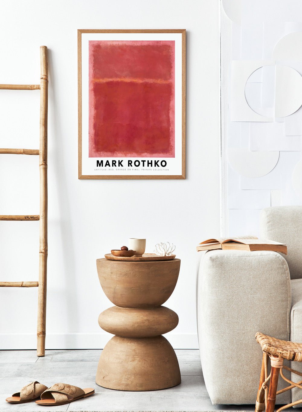 Mark Rothko Untitled (Red, Orange on Pink) 1968 Art Print_Sugar & Canvas