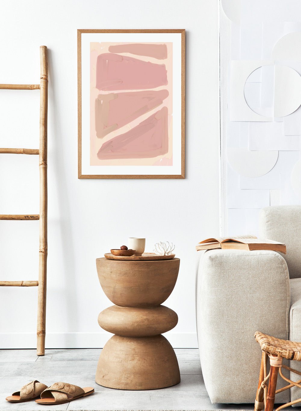 '‘Composition in Blush’ Aesthetic Art Print_Sugar & Canvas