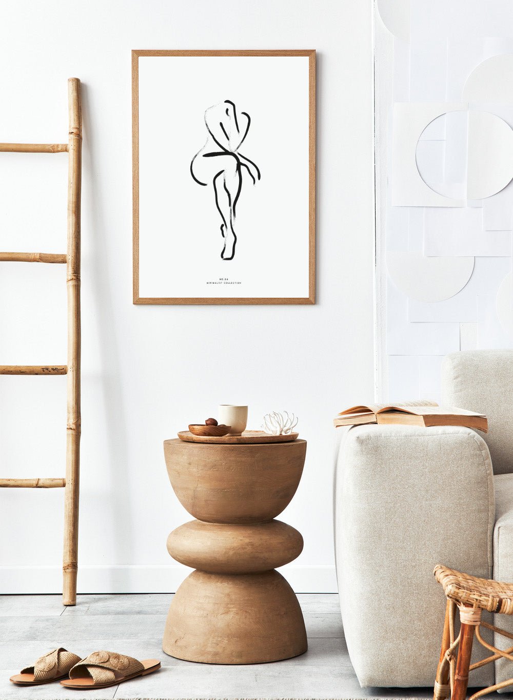 "Seated Figure No.04" Art Print_Sugar & Canvas