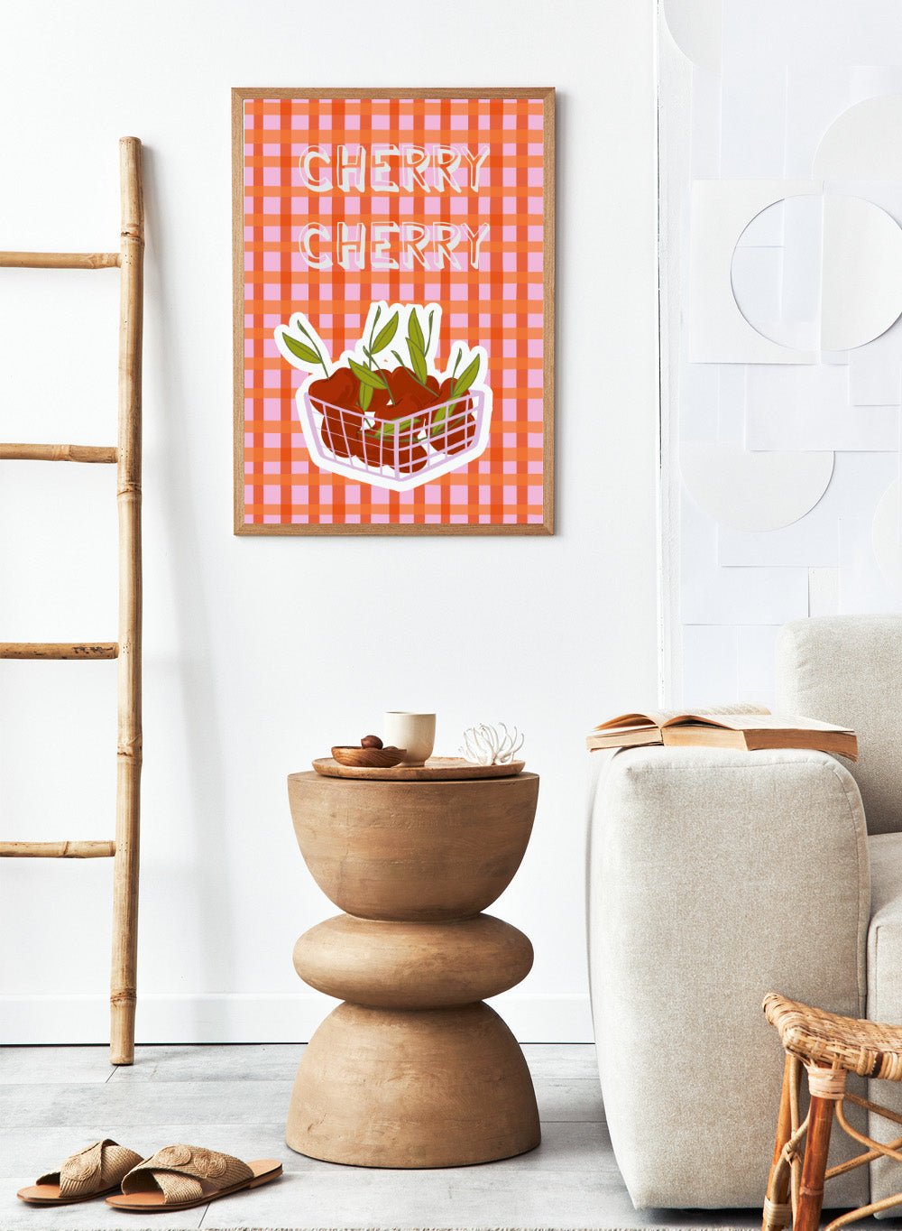 'Cherry Cherry' Aesthetic Art Print_Sugar & Canvas