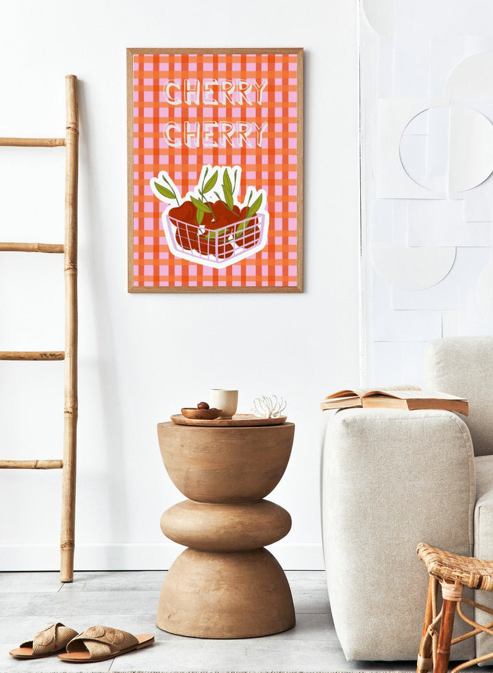 'Cherry Cherry' Aesthetic Art Print_Sugar & Canvas