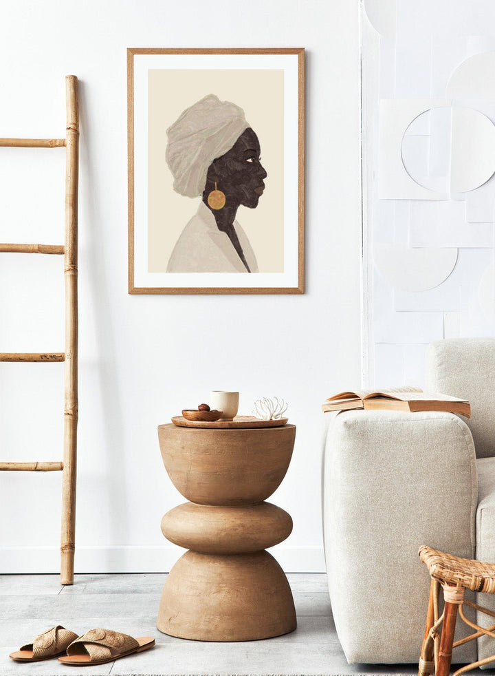 'Golden Earring' Aesthetic Art Print_Sugar & Canvas