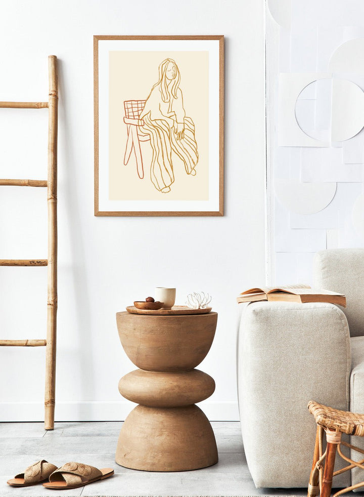 'Soft Stance' Aesthetic Art Print_Sugar & Canvas