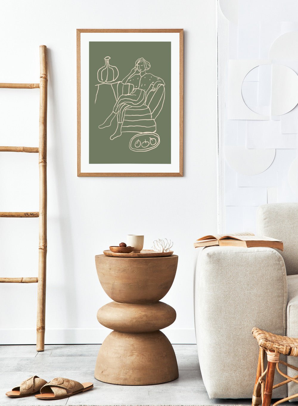 'The Recline' Aesthetic Art Print_Sugar & Canvas