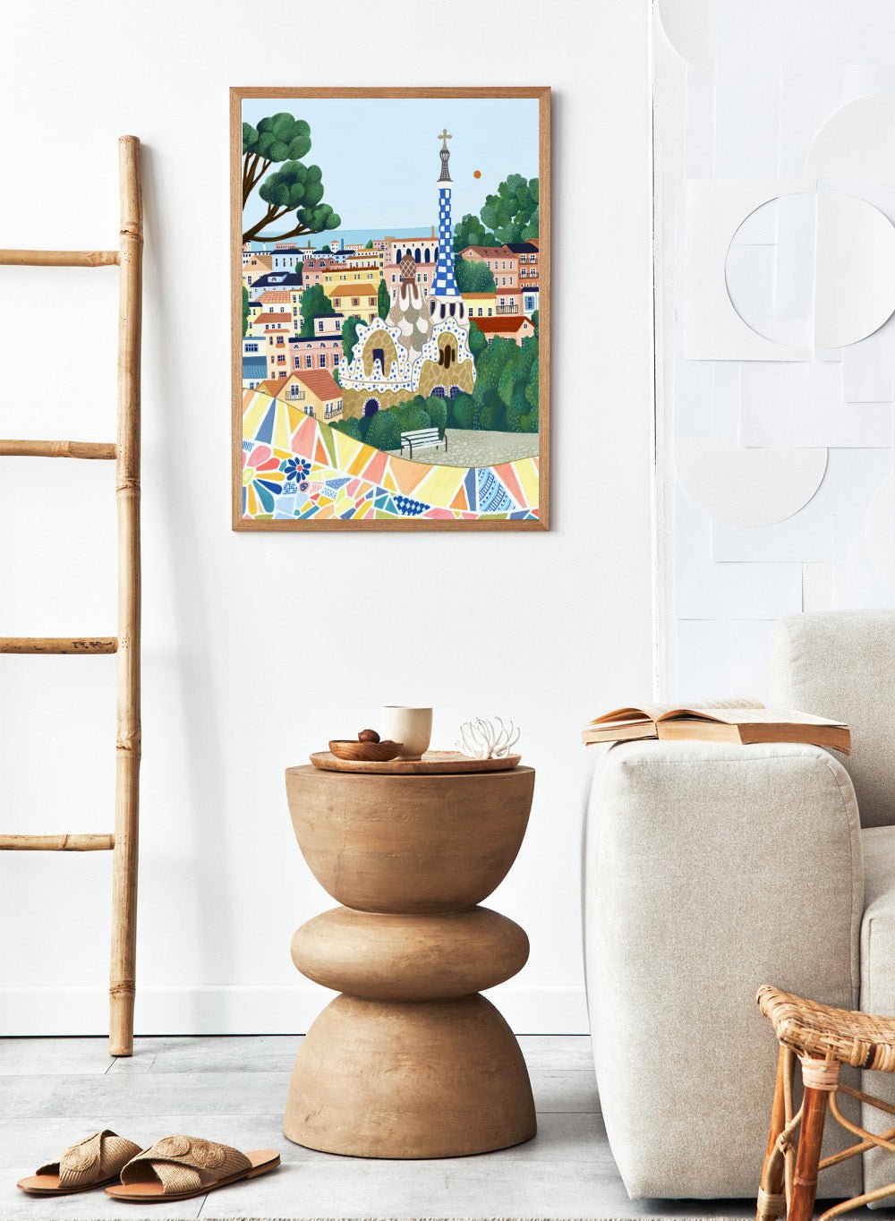 Park Güell Barcelona Spain Art Print_Sugar & Canvas