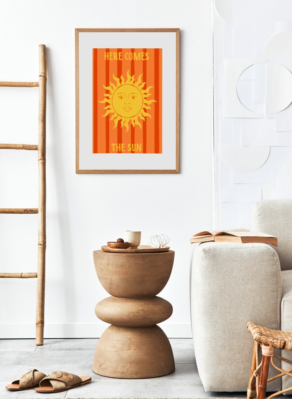 ‘Here Comes the Sun’ Aesthetic Art Print_Sugar & Canvas