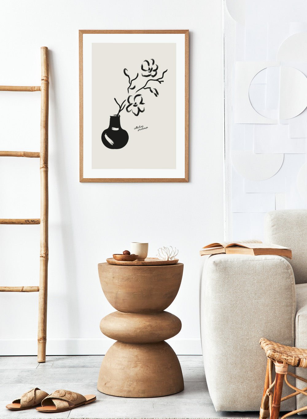 "Floral Vase Study" Art Print_Sugar & Canvas