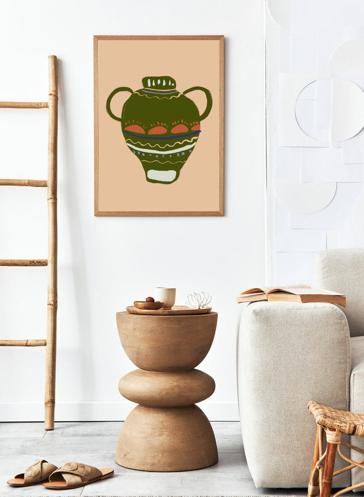 'Decorative Vessel' Aesthetic Art Print_Sugar & Canvas