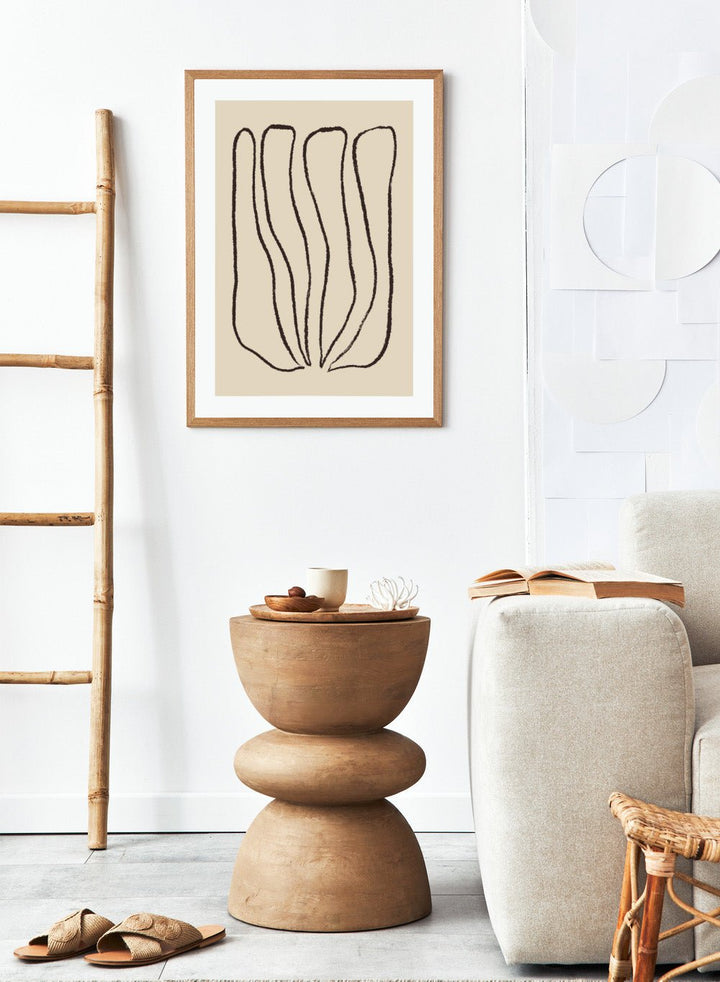 'Organic Form' Aesthetic Art Print_Sugar & Canvas