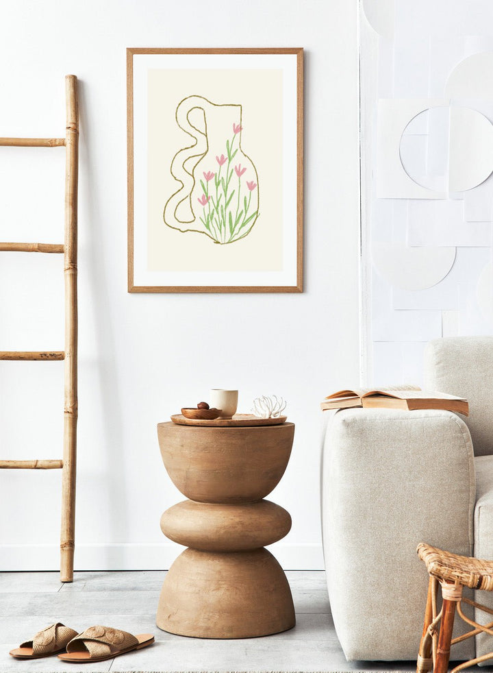 'Spring Vessel' Aesthetic Art Print_Sugar & Canvas