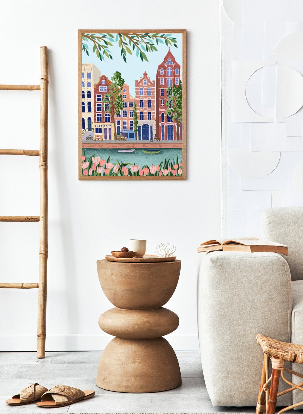Amsterdam Canal Travel Art Print_Sugar & Canvas