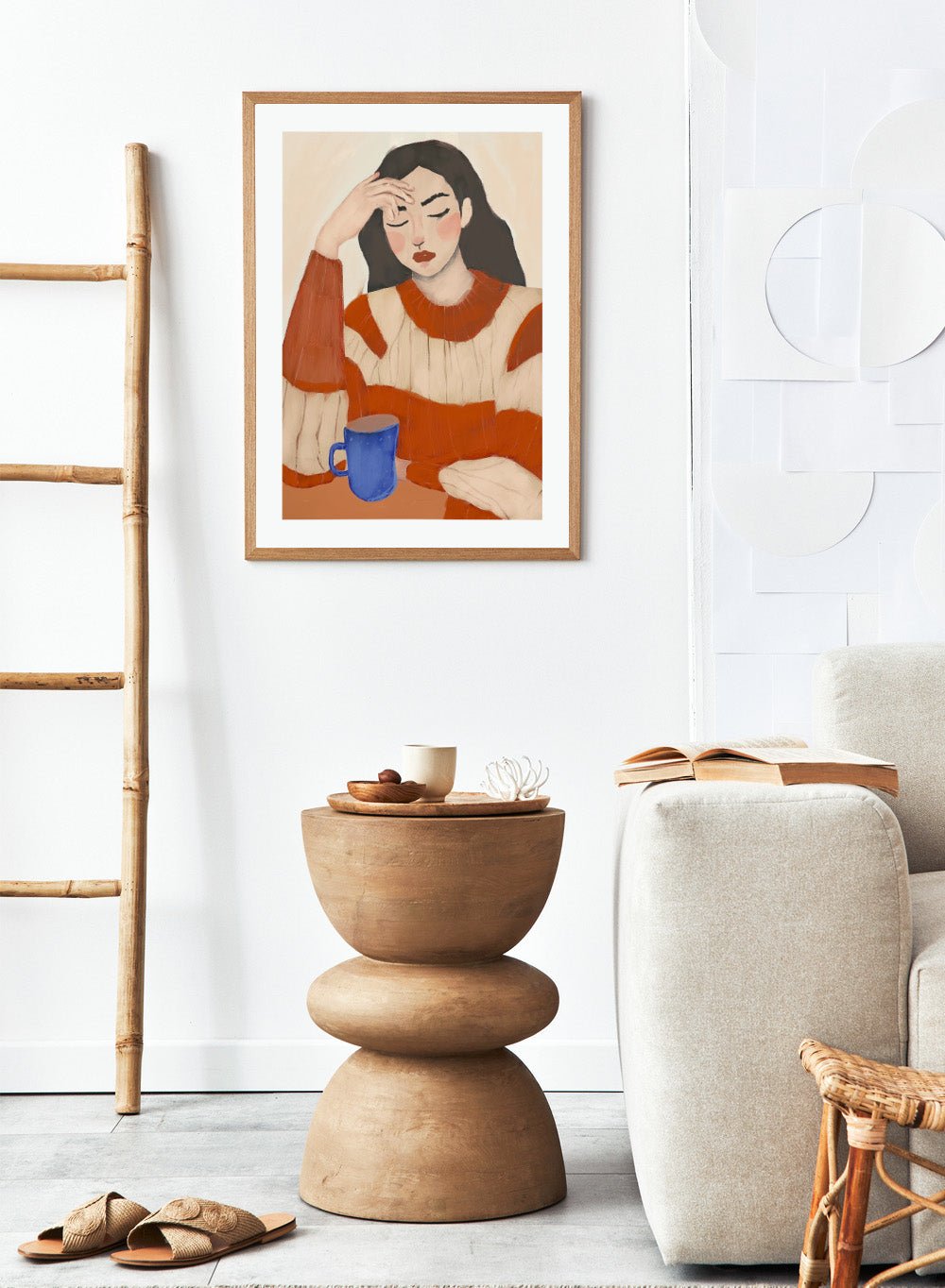 'The Coffee Break' Aesthetic Art Print_Sugar & Canvas