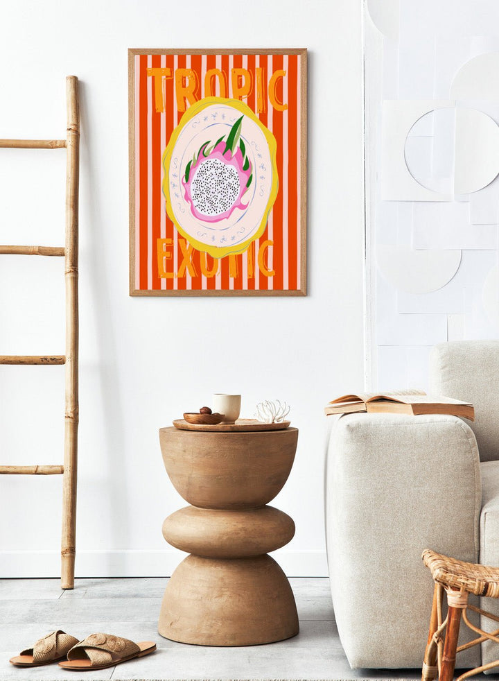 'Dragonfruit Delight' Aesthetic Art Print_Sugar & Canvas