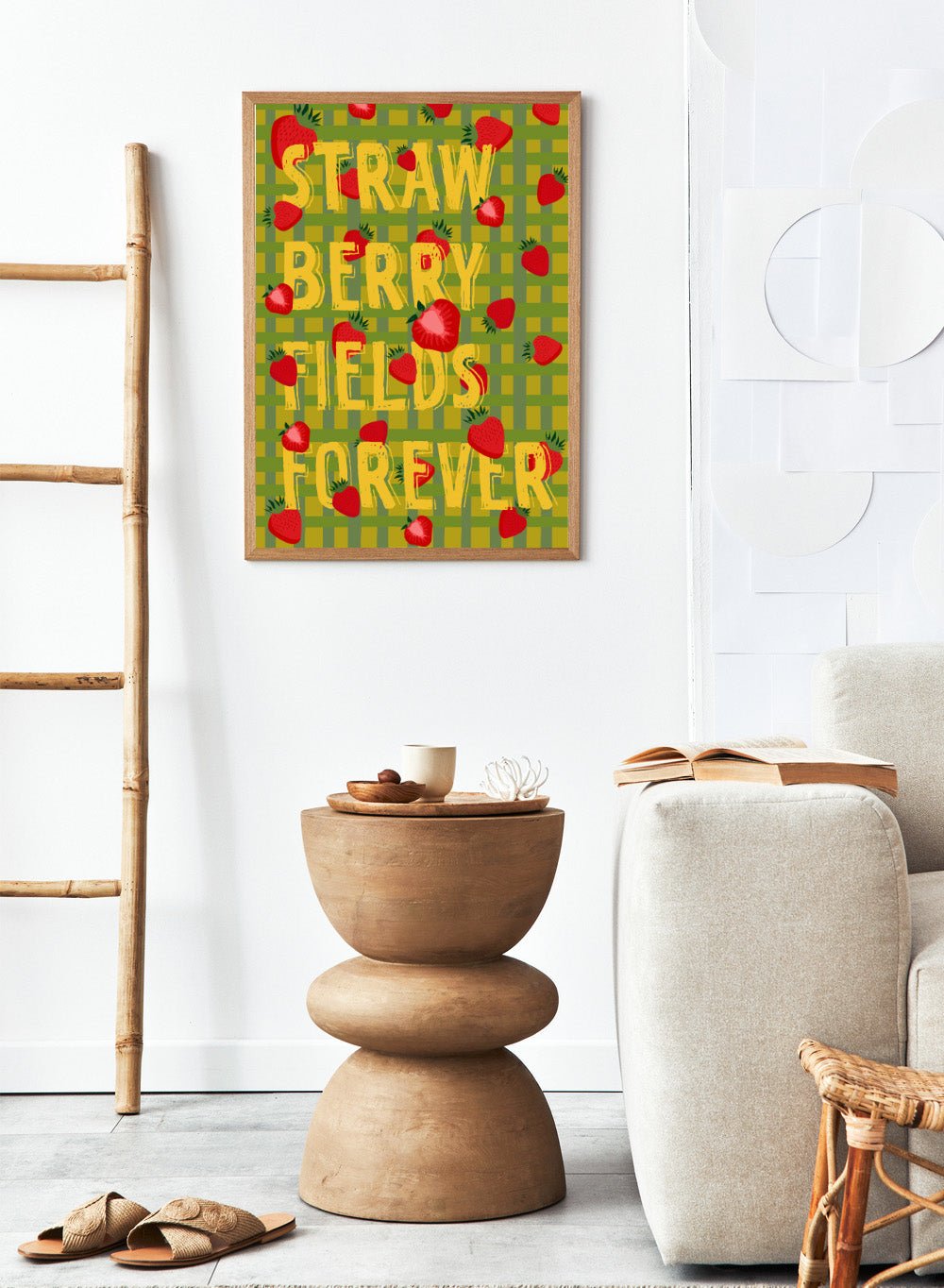 ‘Strawberry Fields’ Aesthetic Art Print_Sugar & Canvas